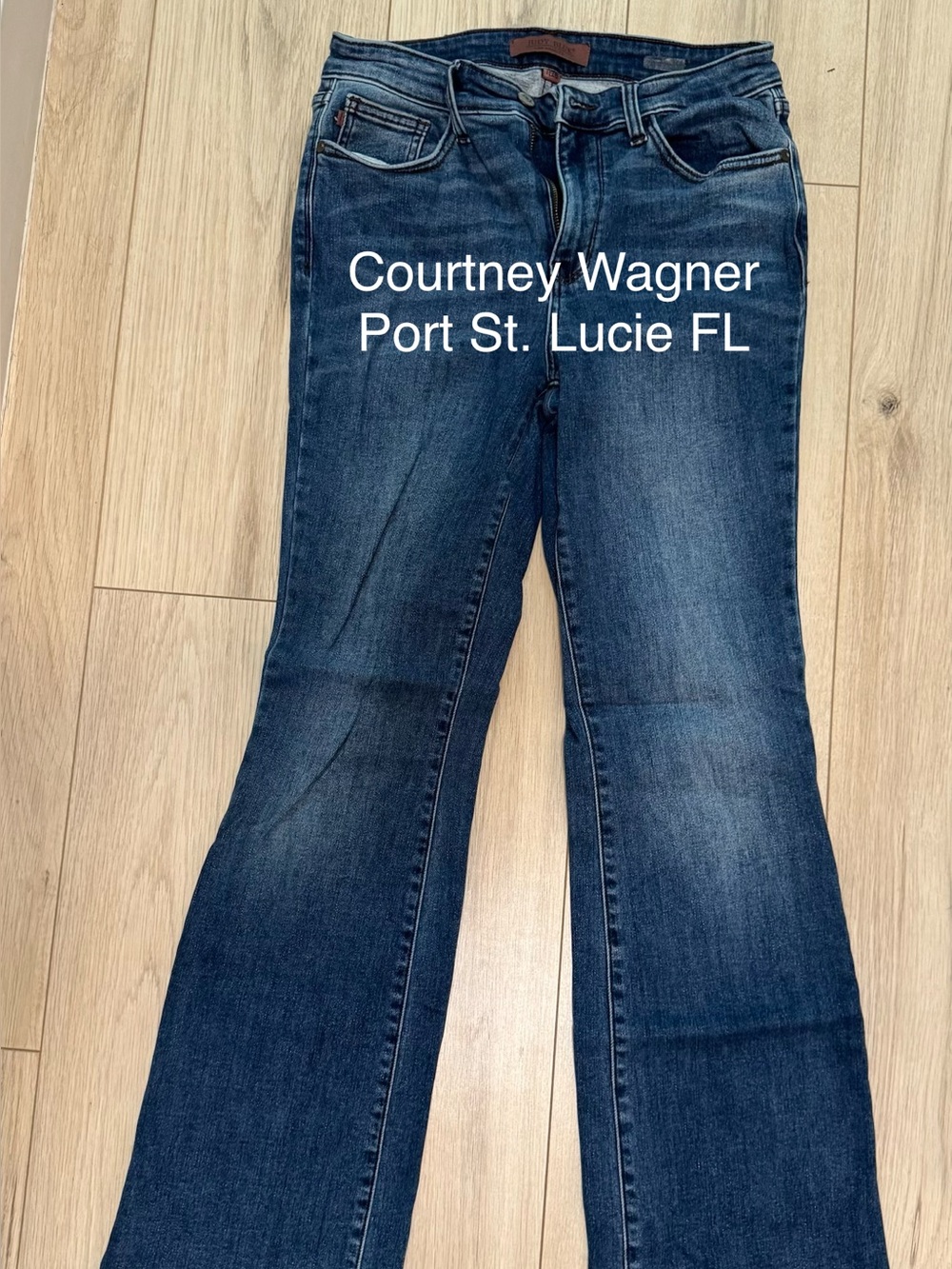 Judy Blue Dark Blue Bootcut Jeans 7/28